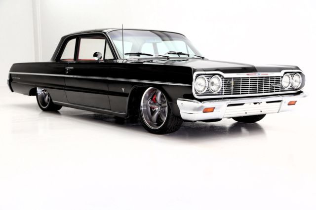 1964 bel air two door sedan with air ride vintage ac and disc brakes