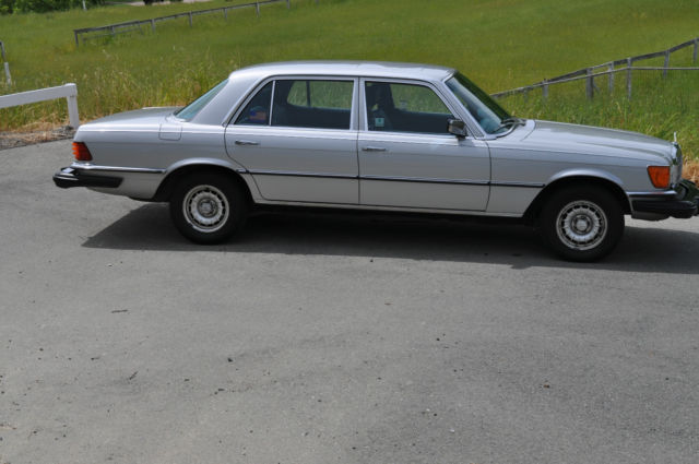 1979 mercedes-benz 450sel silver v8 automatic no reserve!