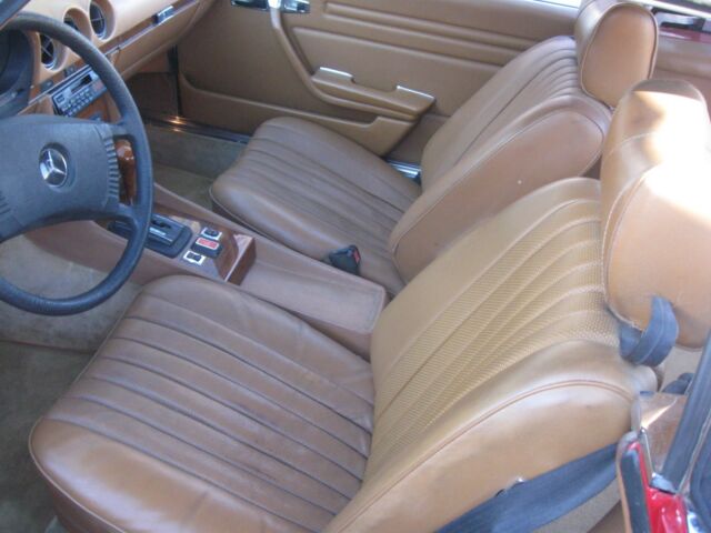 1978 mercedes 450sl red , origina! 76,000 mi