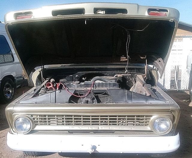 '63 chevy 3/4 ton pickup comes with orig. 292, 165 hrspwr, str8 6 3800rpm motor