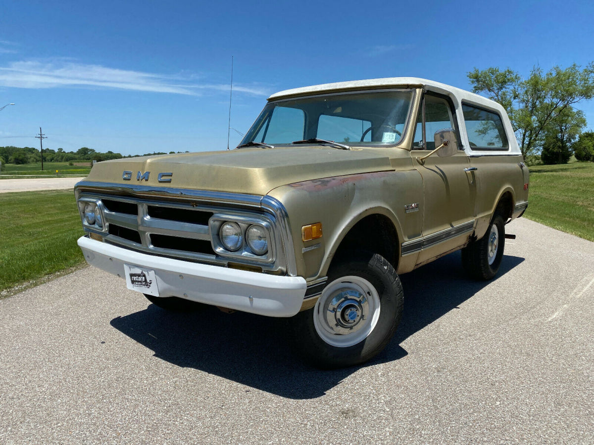 1970 gmc jimmy k5, 350ci 5.7l - v8 - 4 speed, 4x4, gold