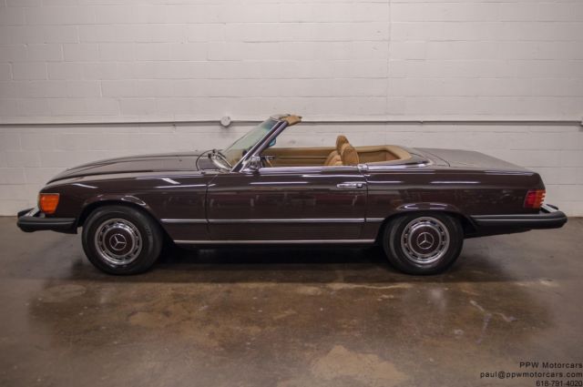 1974 mercedes-benz sl-class 450sl highly original havana brown 2 owners
