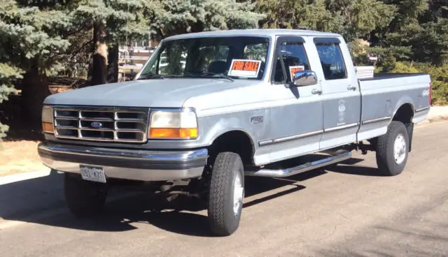 92 ford f-350 xlt crew cab long box 460 gas