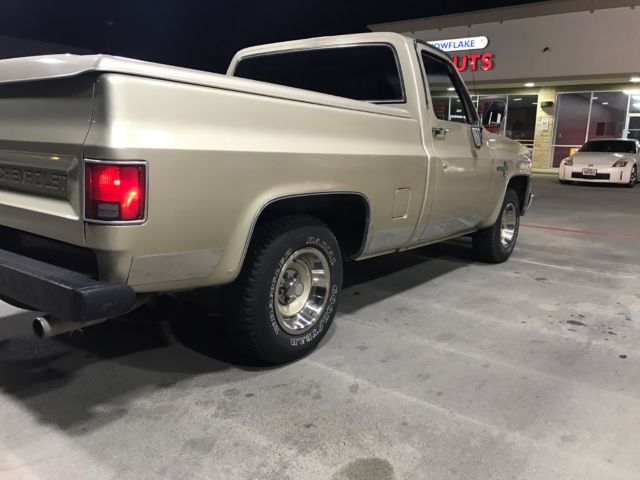 82 c10 scottsdale swb laser straight numbers matching cold a/c warm heat cruise