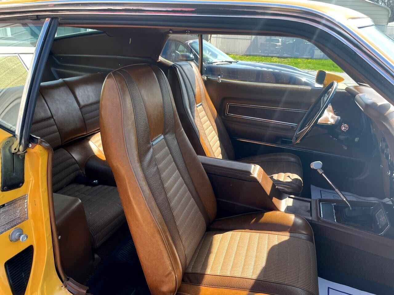 1973 ford mustang mach 1 fastback 58060 miles yellow coupe manual