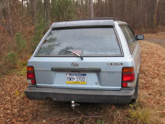 rare 1990 subaru 4wd turbo loyale station wagon - fix or parts