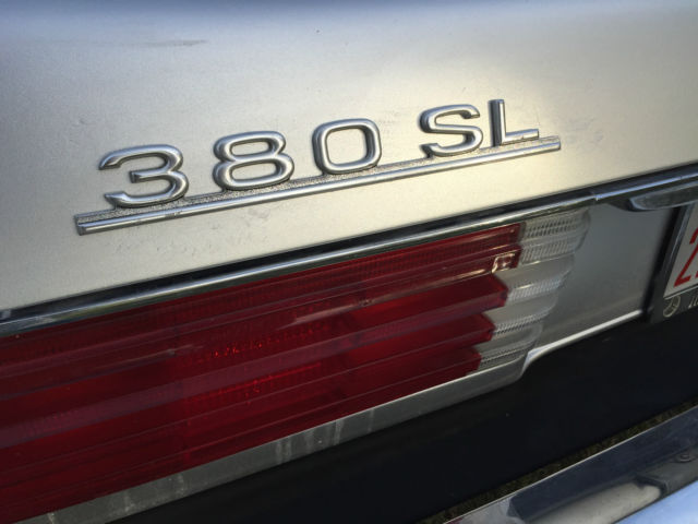 1981 mercedes benz 380sl roadster convertible silver 380 sl located in dallas tx