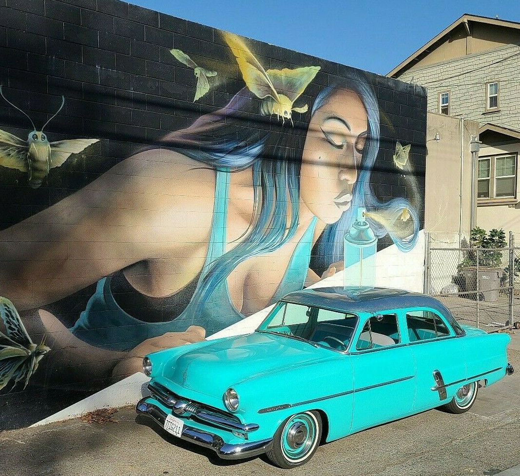 custom 350 v8 700r ps pb ac cruiser familly hot rod 1952 1954 vintage retro 50's