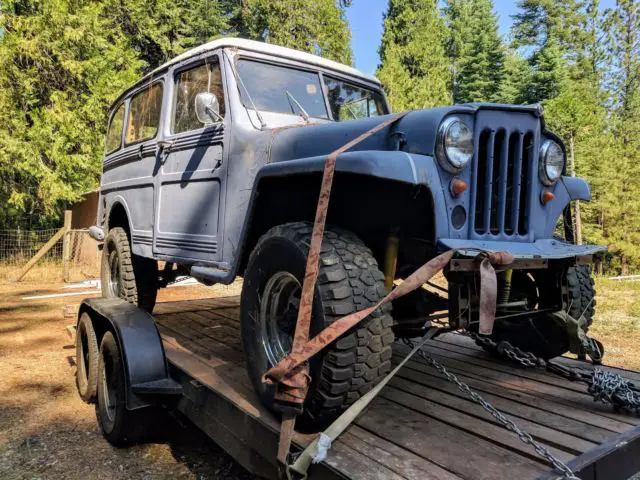1958 willys wagon parkway conversion - runs & drives!!