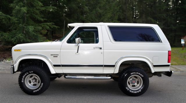 selling no revere 1986 ford bronco xlt 4x4 v8 5,8 automatic rust free suv
