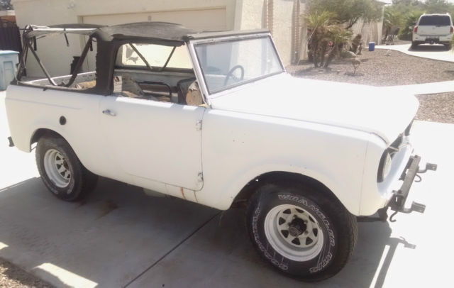 1963 international harvester scout 80 resto project 4cyl 4x4 soft top