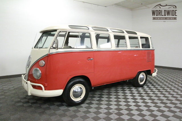 1963 red walk though 23 window! restored to factory specs!!