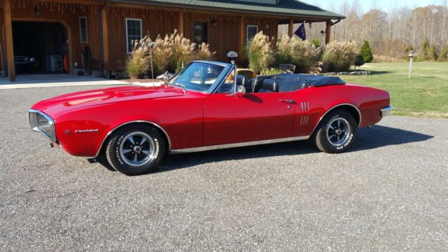 19667 pontiac firebird 400 convertible ps pb disc phs documented