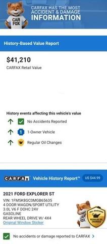 2021 ford explorer st
