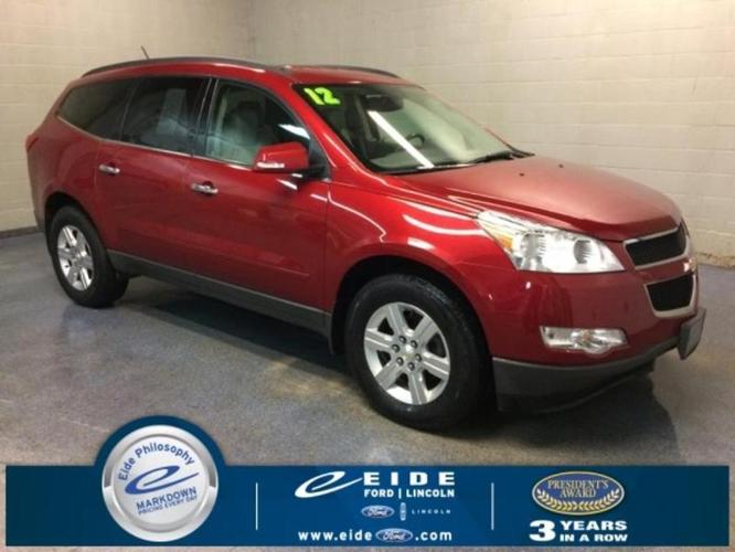 2012 chevrolet traverse lt awd lt 4dr suv w/ 2lt for sale in bismarck, north dakota