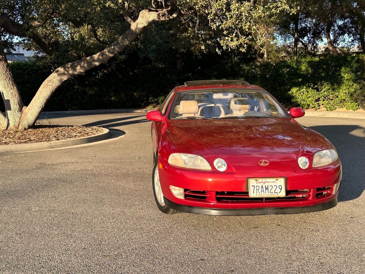 1992 lexus sc red rwd automatic 400