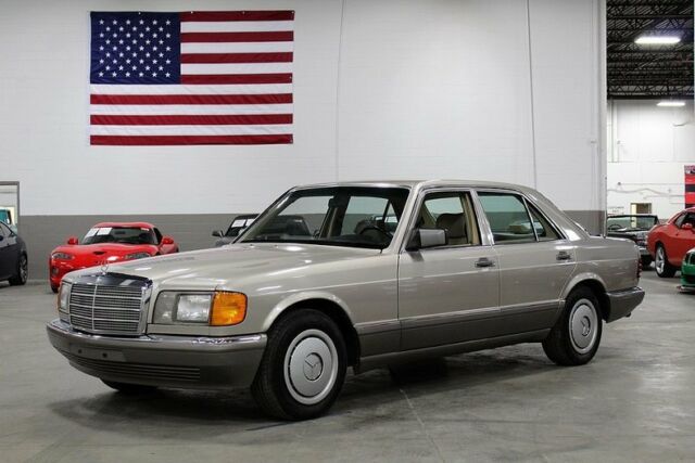 1986 mercedes-benz 300 se 140336 miles champagne sedan inline 6 automatic