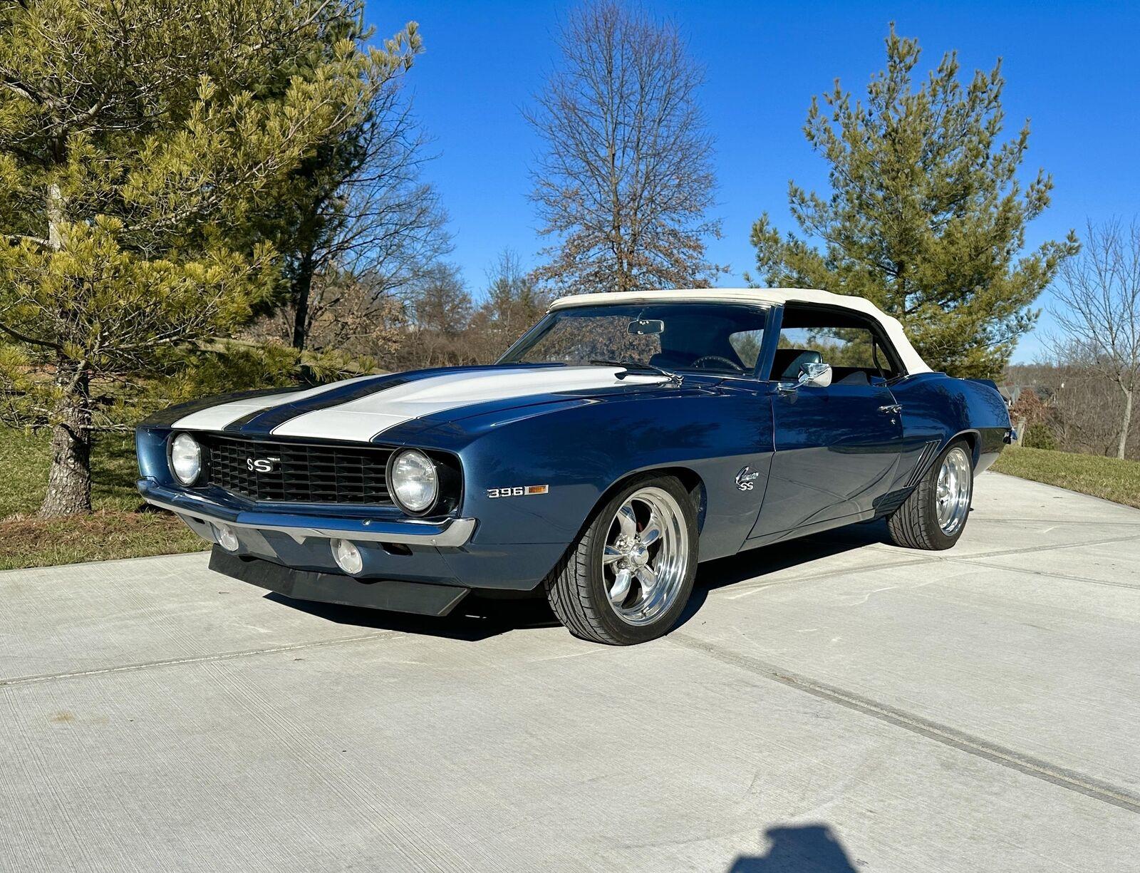 1969 chevrolet camaro x55 ss 454 5spd convertible ss