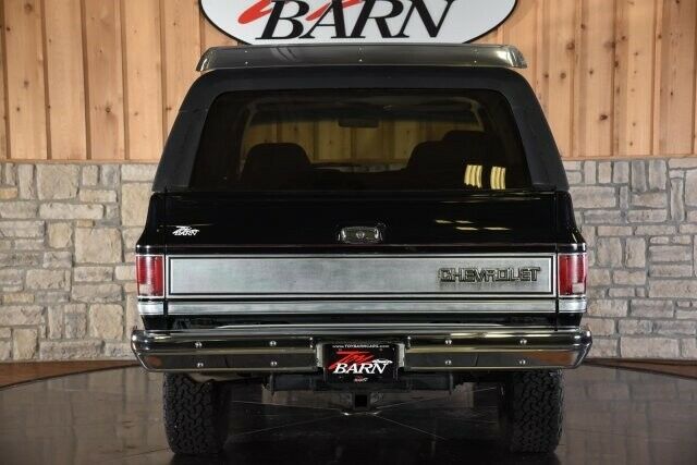 1986 chevrolet k10 blazer black utility wagon 4wd