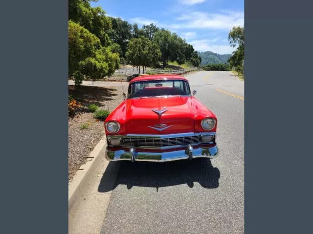 1956 chevrolet nomad rwd wagon 383 stroker 3 speed automatic