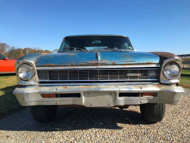 1966 chevrolet chevy ii nova hardtop , v8 350, 350 automatic, good project