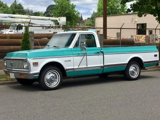 1971 checrolet c10 cheyenne long bed 2wd 400 v8 all original 1 owner 40,324 mile