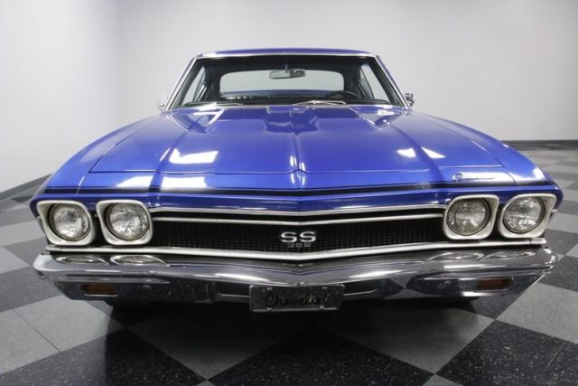 1968 chevrolet chevelle ss 396 41543 miles royal blue hardtop 396 v8 3 speed aut