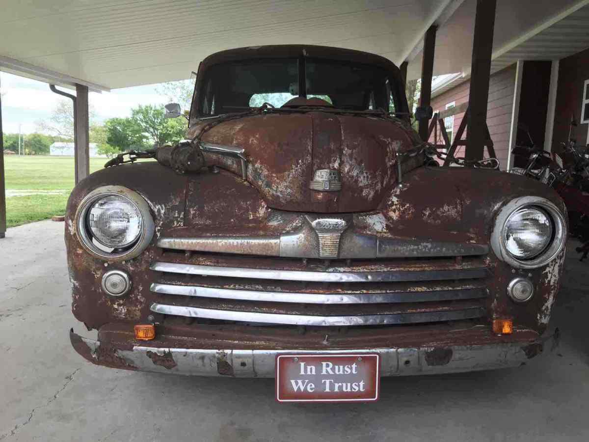 1948 ford super deluxe brown rwd automatic deluxe