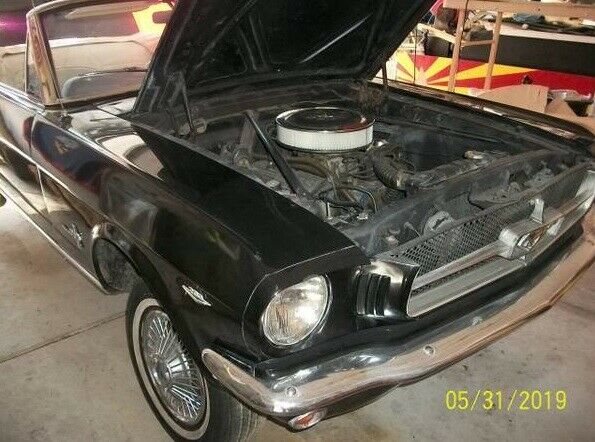 1965 ford mustang convertible one family owner arizona car 289v auto b+ cond