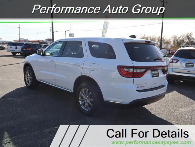 2018 dodge durango sxt