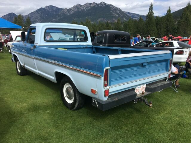 1969 ford f100 styleside custom cab 390 v8 255hp 4 speed