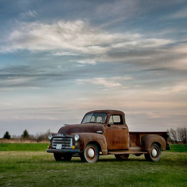 1953 gmc 5 window 3/4 ton pickup truck