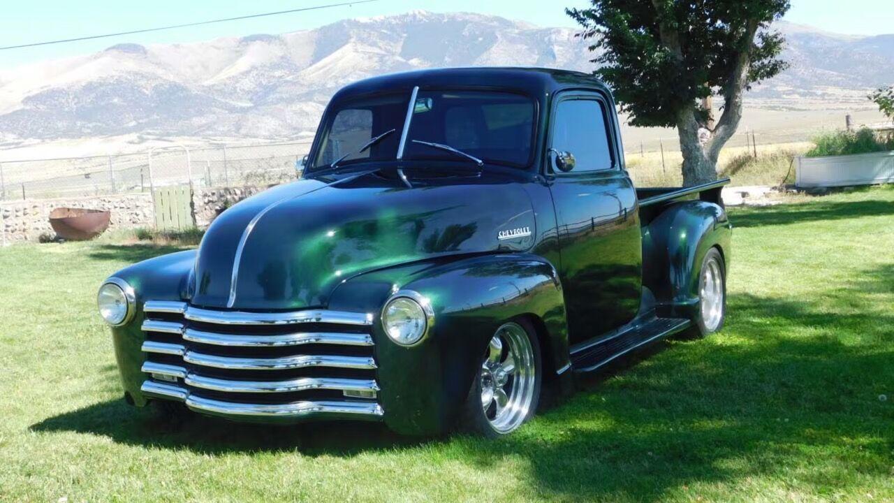 1950 chevrolet 3100 v8 5 7l automatic pickup truck green