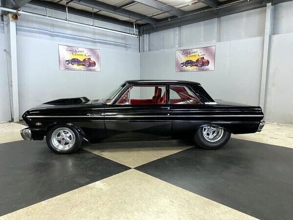 pro street 64 ford falcon, scot full frame, pro street black , asking $40,000.00