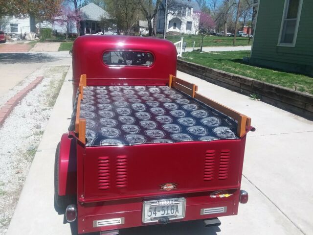 2009 custom truck 37 chevy on mid 80's toyota chassis and drivetrain