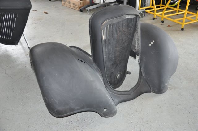 1933 plymouth 5 window coupe original steel body roller complete
