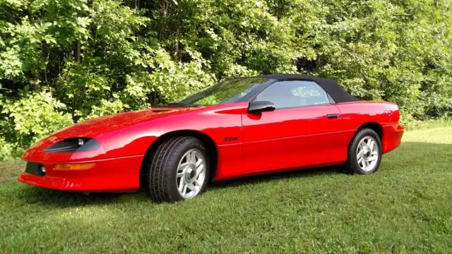 1994 red chevrolet z-28 camero convertible 9450 miles
