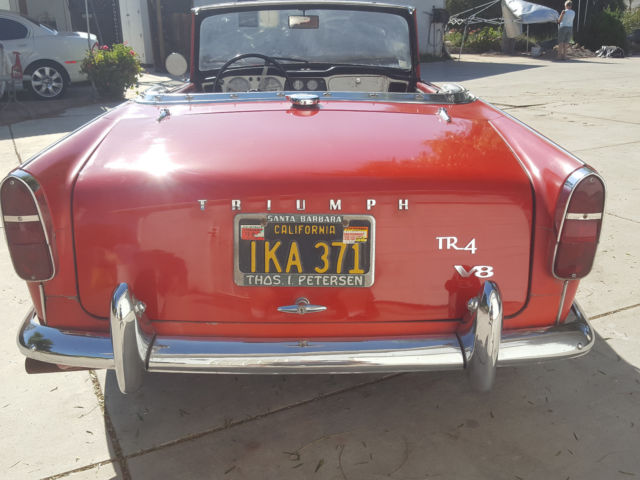 1963 triumph tr4 british hot rod sbc 327 w/muncie 4 speed