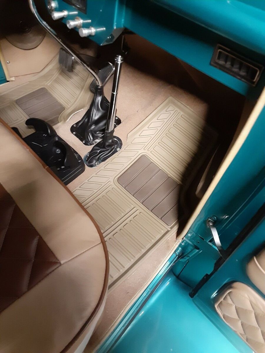 1945 ford pickup pickup green rwd automatic tan
