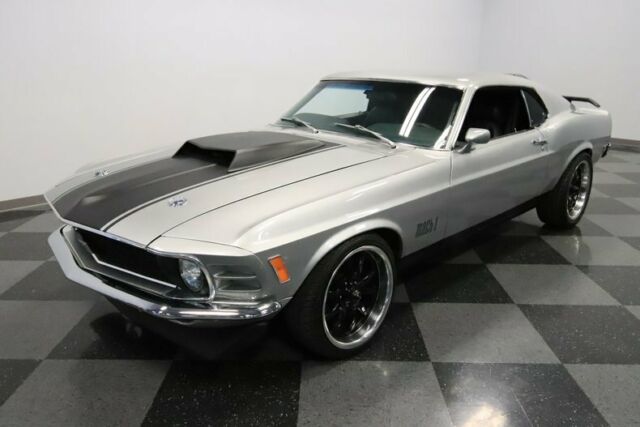 stang custom gray v8 modern manual classic vintage collector resto holley upgrad