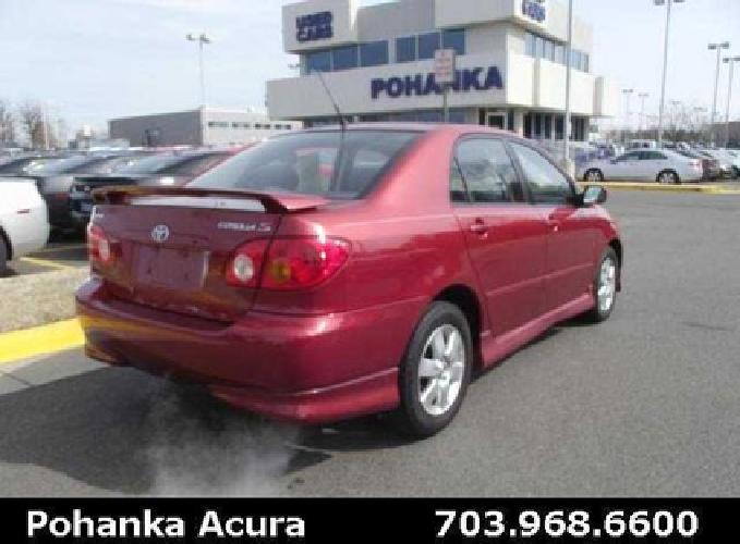 2004 toyota corolla s in chantilly, va