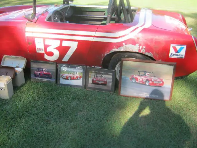 1962 mg midget roadster scca race car barn find