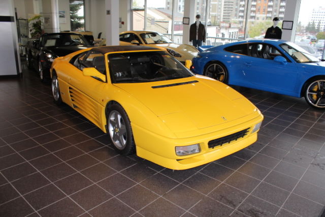 ferrari 348 ts giallo on black 30,000mi, no reserve