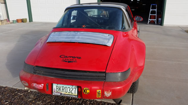 1985 porsche 911 targa rally car v-8