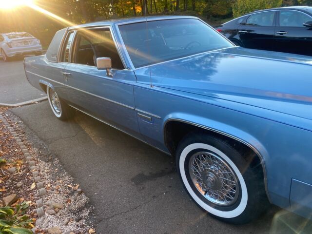 1982 cadillac deville coupe blue rwd automatic 2 door