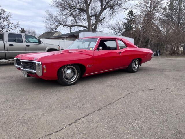 1969 chevrolet biscayne coupe red rwd manual