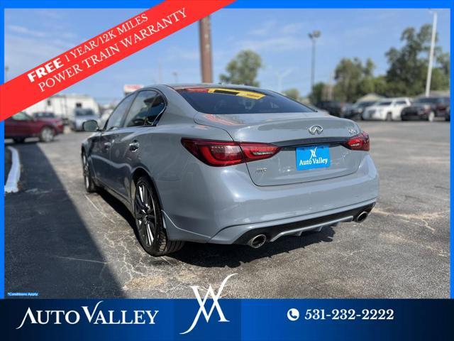 2022 infiniti q50 3.0t red sport 400