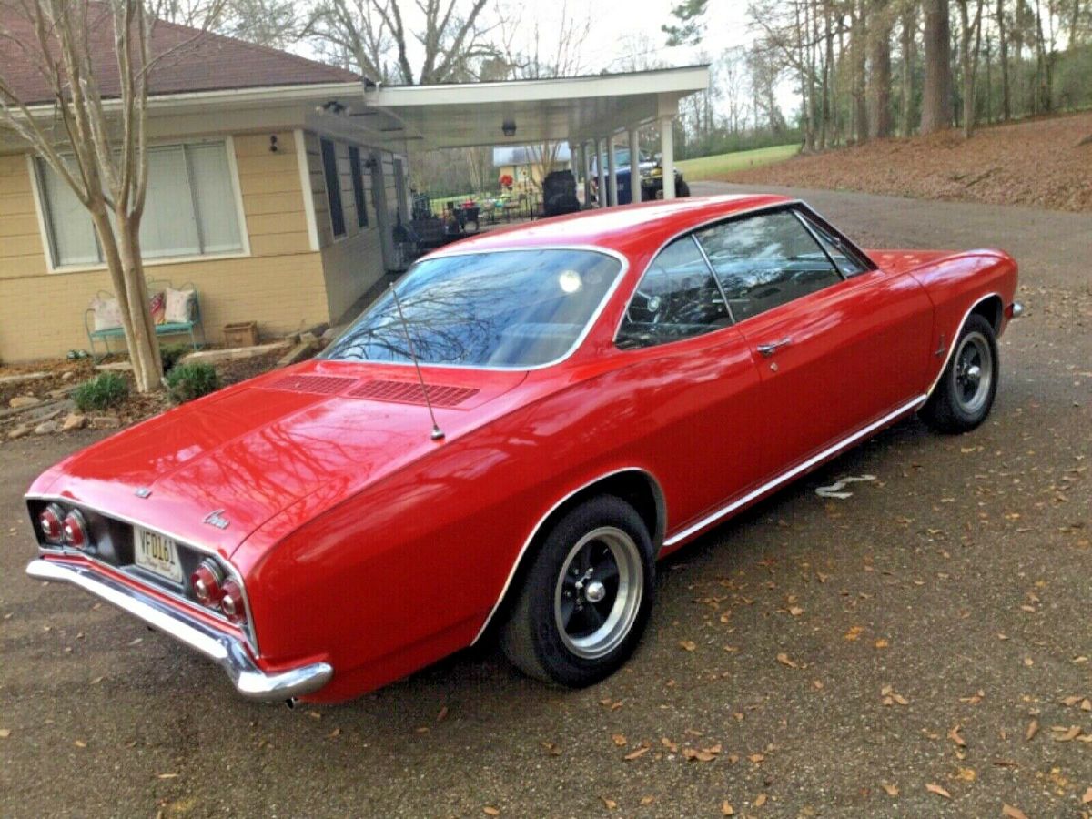65 / 58129 miles/ factory 4 speed dual carburetor monza 110/ not a camaro
