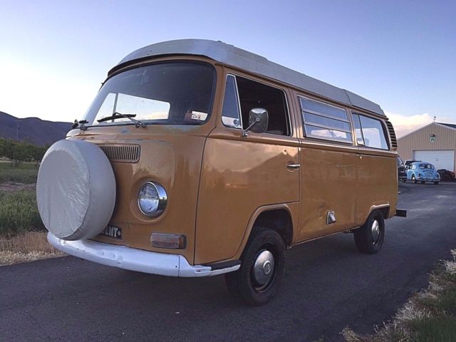 1972 volkswagen bus westfalia vw vanagon camper, no reserve!!