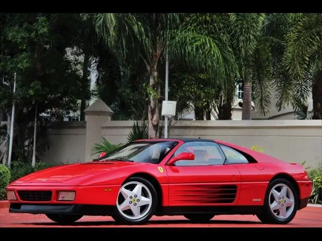 red tan only 15k miles targa $551.00 a month 1990 serviced ts